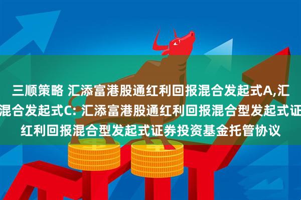 三顺策略 汇添富港股通红利回报混合发起式A,汇添富港股通红利回报混合发起式C: 汇添富港股通红利回报混合型发起式证券投资基金托管协议